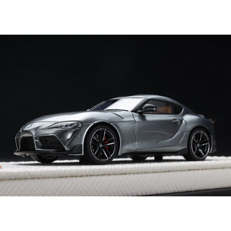 Make Up 1:64 TOYOTA GR SUPRA RZ 2019 Gray Resin Car Model Gift